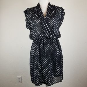 Polka dot sheer dress Macyd brand Masion Jules